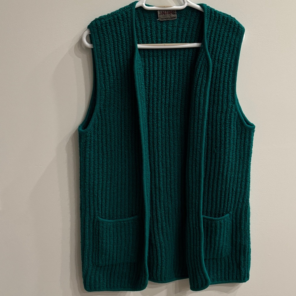 Green Sweater Vest